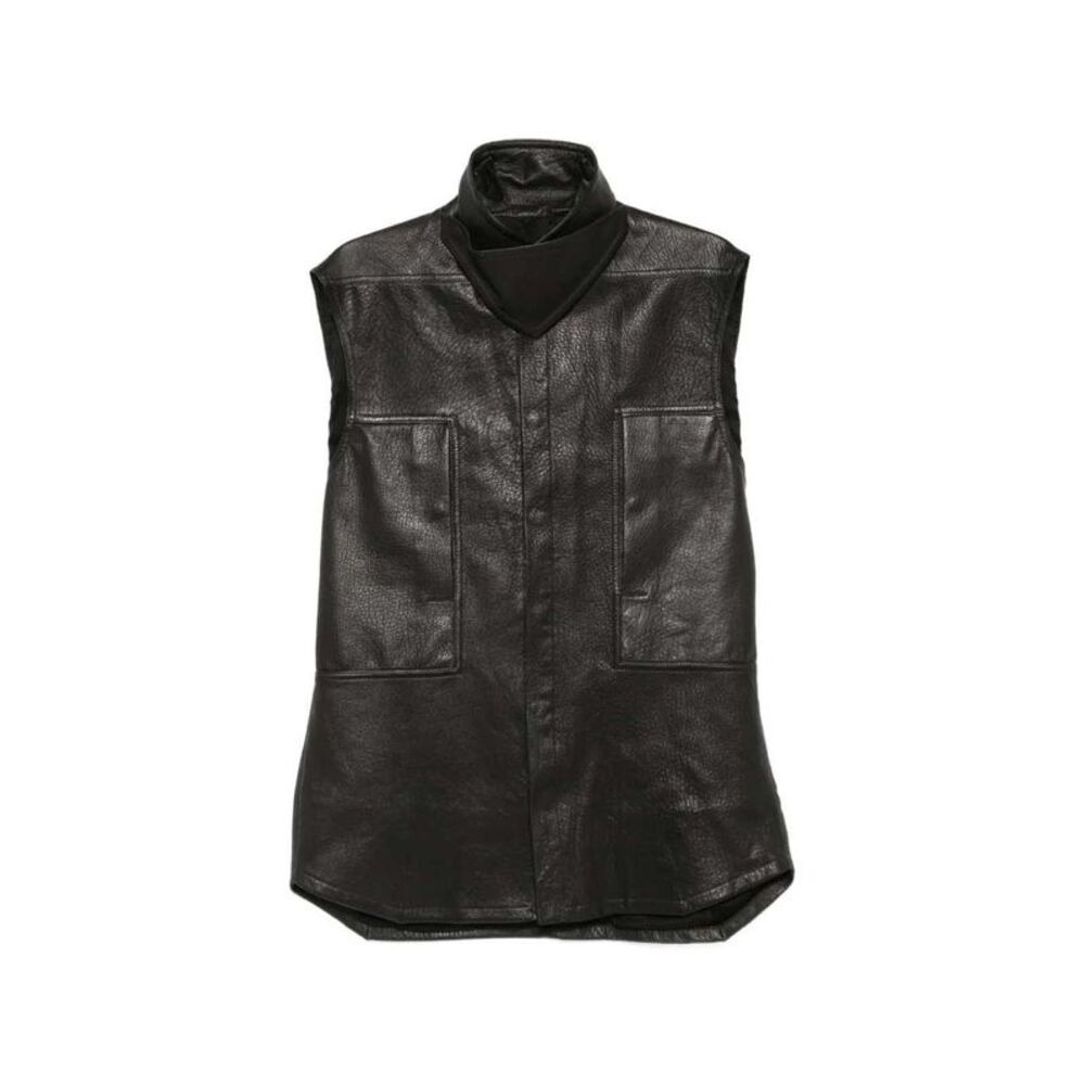 Rick Owens Men High-Neck Jacket